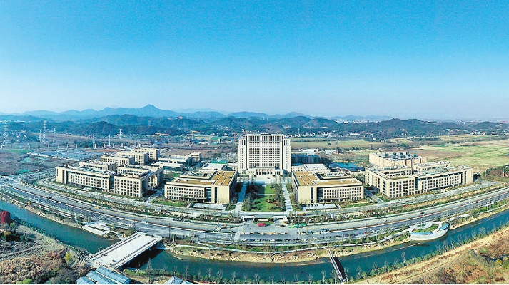 之江实验室园区位于余杭区南湖科学中心,是浙江省实施创新驱动发展