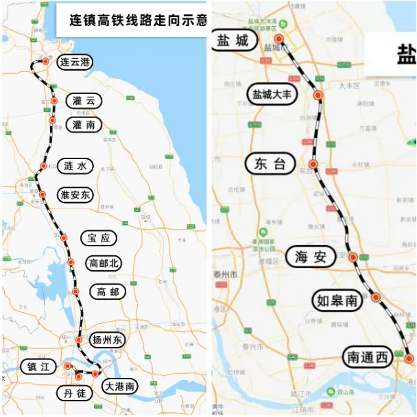 连镇高铁盐通高铁通啦!3小时杭州直达扬州
