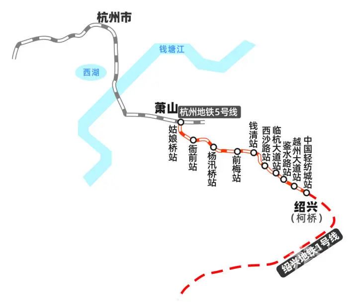 很快大家就可以乘坐地铁前往绍兴和海宁了