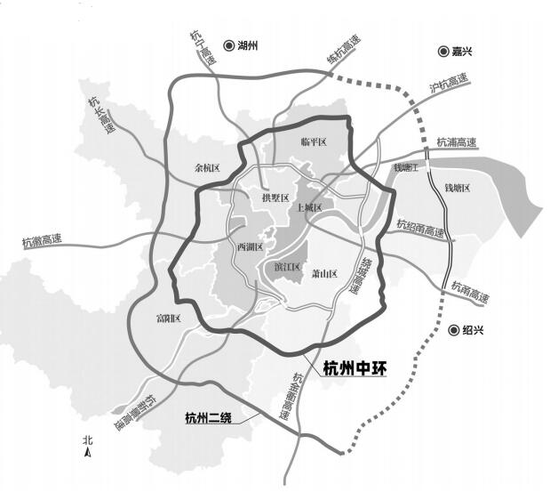 杭州风情大道高架规划图片