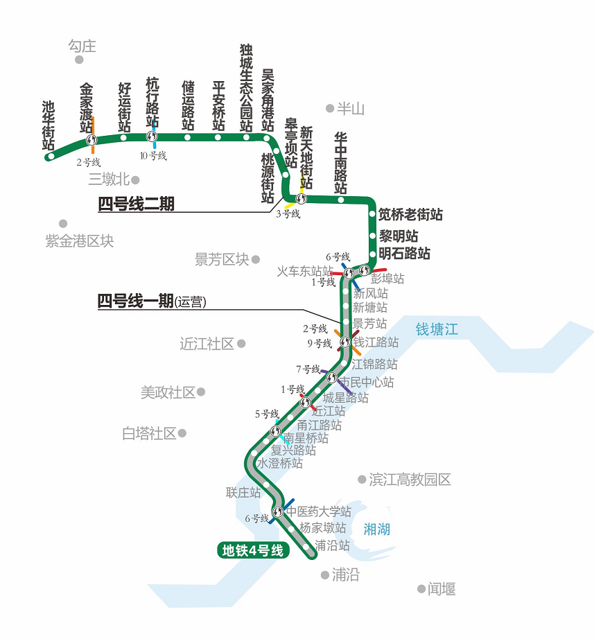 最新杭州地铁4号线二期又有新消息传来
