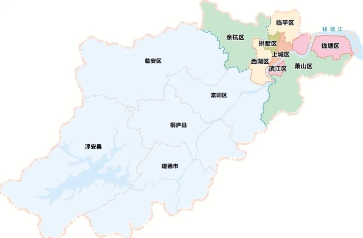 行政区划调整一周年杭州有三变