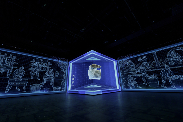 杭州国家版本馆数字馆是一个版本数字展厅,以数字版本 沉浸多媒体空间