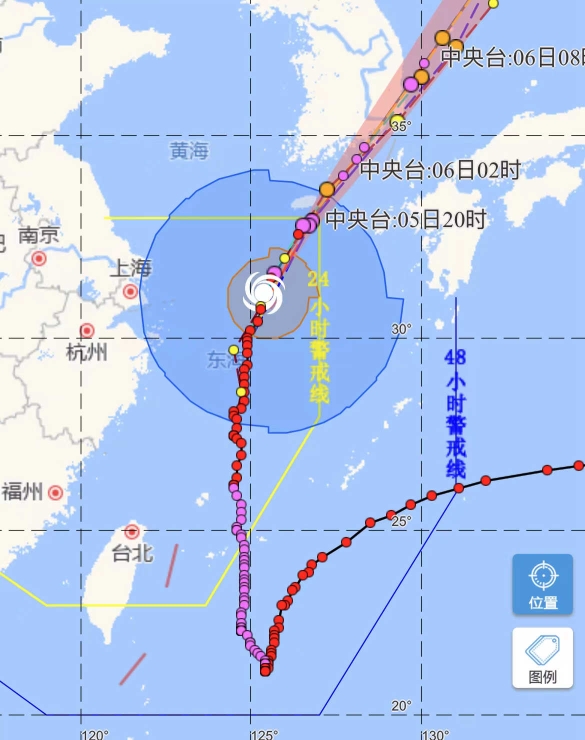 台风轩岚诺强度将逐渐减弱台风实时路径系统发布