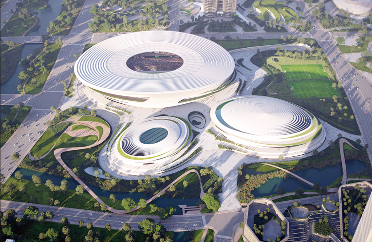 杭州世界体育中心是一座怎样的修建？