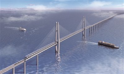 这座世界最长跨海高速铁路桥有了新进展 杭