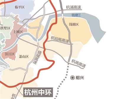 杭州“中环”的东半环有新进展了