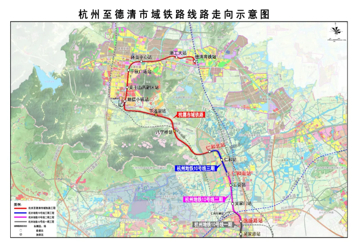 接驳地铁10号线！杭州新增市域铁路！最新进展来了