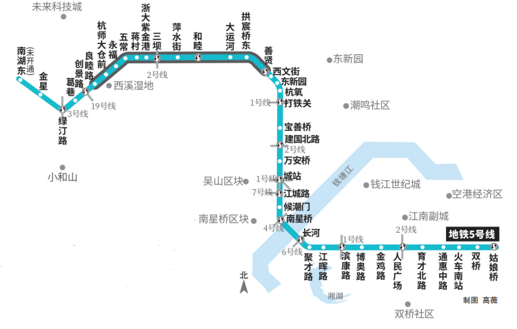 杭州一号线南延线路图图片