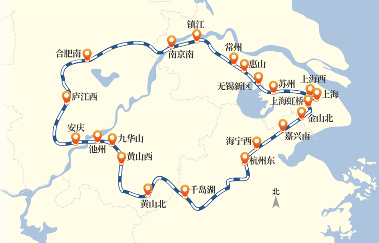 长三角超级环线高铁 经杭州开往香港的高铁动卧今天都开通运营