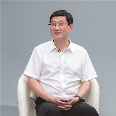 淳安县委书记 杨泽伟 记者 陈中秋 摄