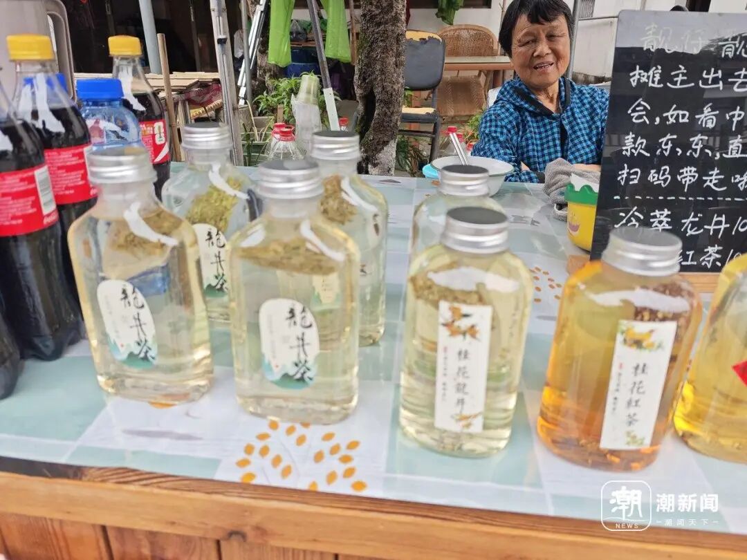 冷泡龙井茶。记者 杨云寒 摄