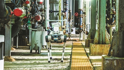 执行巡检任务的绝影X30。