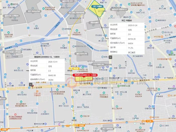 翠苑单元XH0903-12、13地块区位图