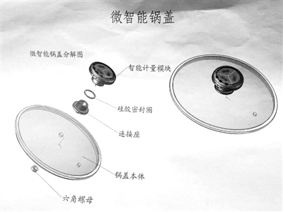 “家庭煮男”研发了一款会倒计时的锅盖