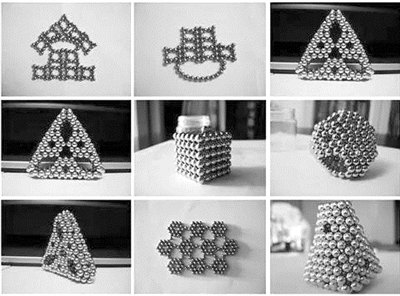 “巴克球”是一种强磁石，每粒直径只有5毫米，可以根据爱好组合成各种形状。