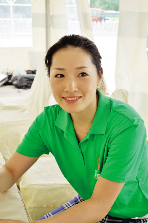 罗雪娟助力浙江生态日中脉千人大骑行倡导生态养生