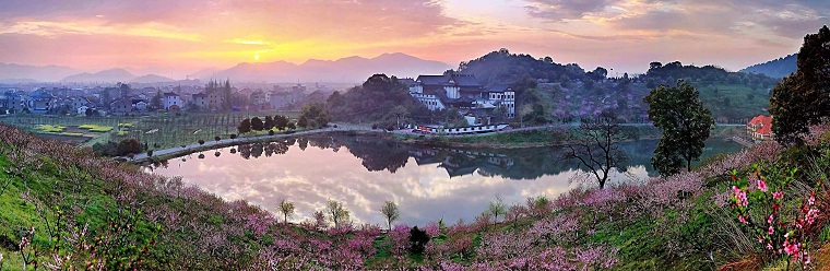 浦阳镇桃花源景区图片