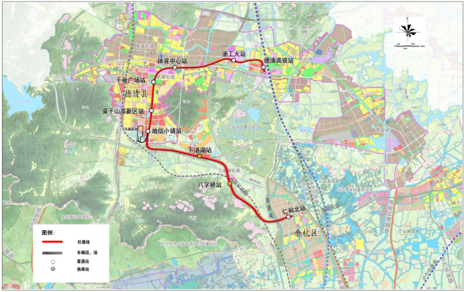 引凤筑巢来项目建成后将与杭州地铁10号线同台换乘,实现湖州德清与