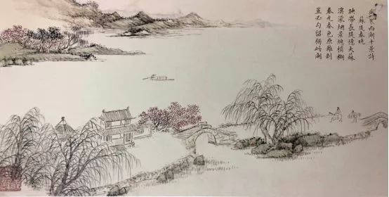 苏堤春晓 清·董诰