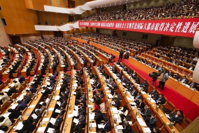今日上午,杭州市第十四届人民代表大会第六次会议隆重开幕。 图片